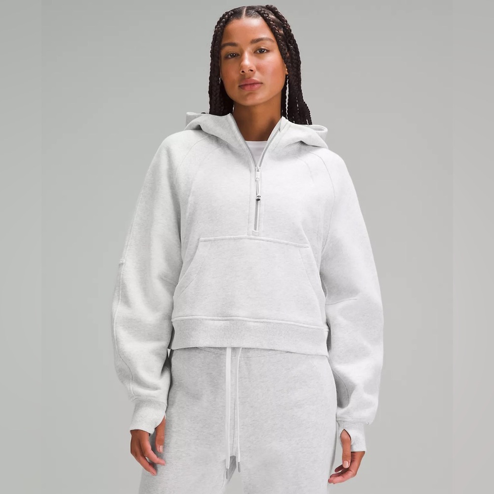 LULULEMON Scuba Oversized Half-Zip Hoodie - XS/S - Grey